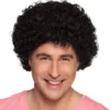 Afro paryk, sort