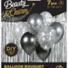 Ballon buket sølv-grafit