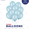 Balloner lyseblå 30 cm 10-pak
