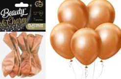 Ballon metallic kobber 7-pak