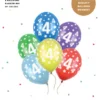 Ballon 4 metallic mix 6-pk