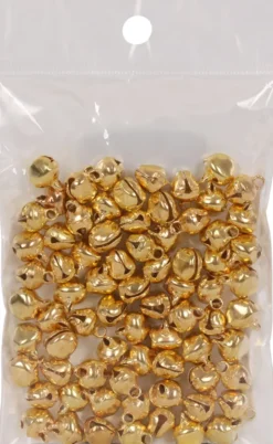 Bjælde, guld 10 mm 75-pak