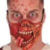 Blodigt ansigt halvmaske, latex