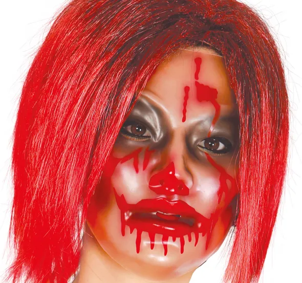 Blodigt ansigt maske, kvinde