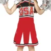 Cheerleader kostume 7-9 år