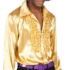 Disco skjorte guld, XL