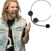 Falsk headset med mikrofon