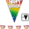 Flagguirlande Happy Birthday 6 m
