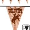 Flagguirlande Wild West, 6 m