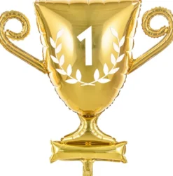 Folieballon pokal guld
