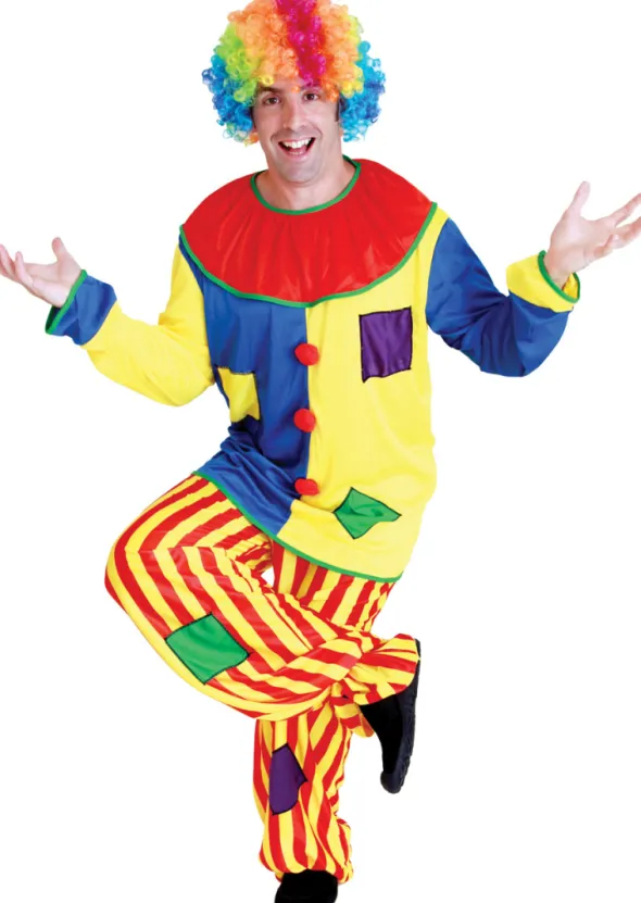 Funny Clown kostume, str. M