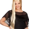 Glat blond paryk