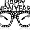 Happy New Year briller, sort