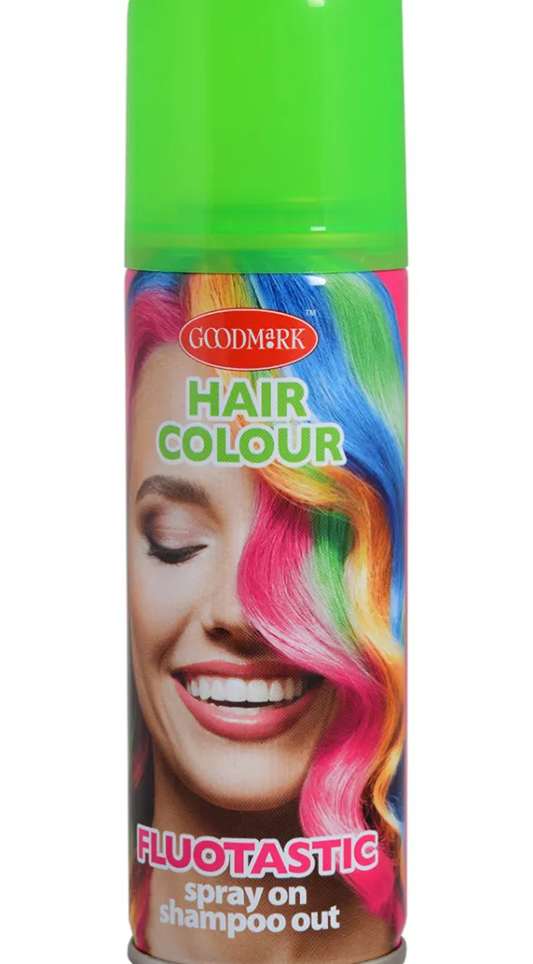 Hårfarve spray fluo grøn