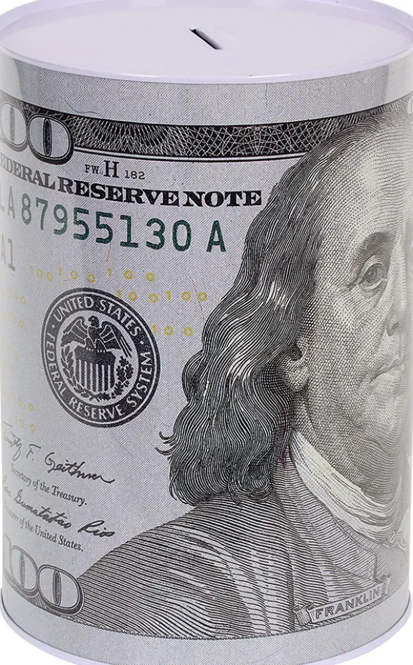 Kæmpe-sparedåse dollarmotiv