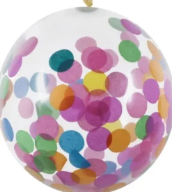 Konfetti ballon multi 5-pak