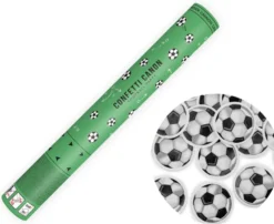 Konfettirør fodbold 40 cm