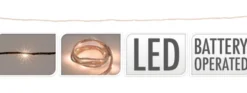 Lyskæde reb 20 LED 2 m