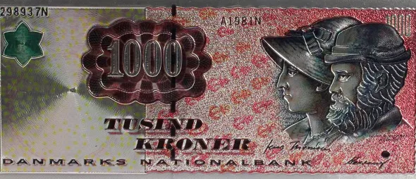 Magnet 1000-kroneseddel