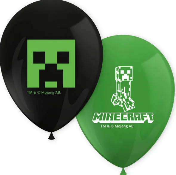 Minecraft balloner 8-pak