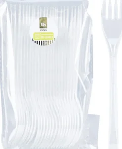 Plastik bestik, gafler 25-pak