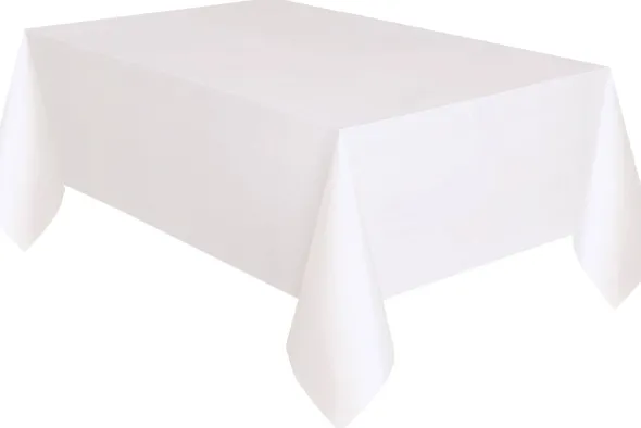 Plastikdug hvid 137x274 cm