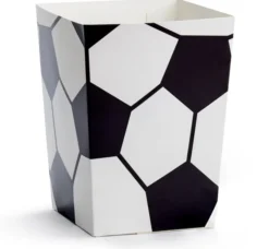 Popcorn bæger fodbold 6-pak