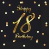 Servietter Happy 18 Birthday