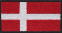 Sy/stryg på flag, Danmark