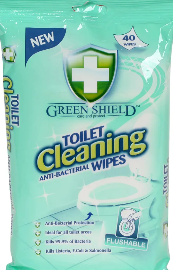 Toilet wipes anti-bakt 40pk
